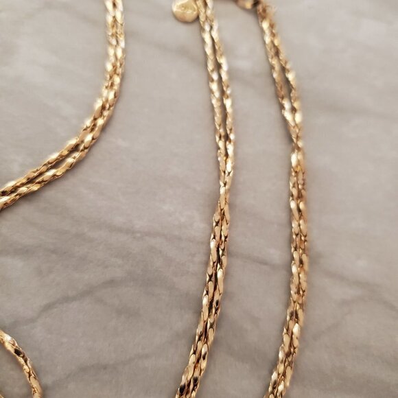 ✨ LOFT Gold Multi Chain Classic Tassel Pendant Necklace ✨ - Picture 7 of 9